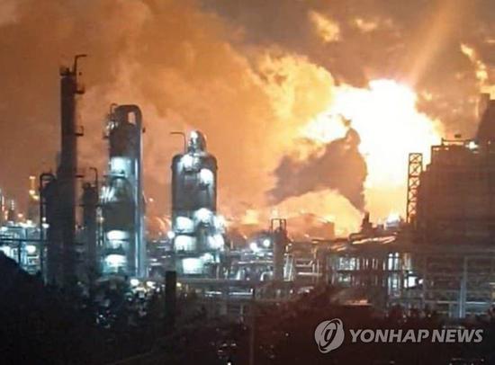 韩国忠南西山乐天化学工厂发生爆炸