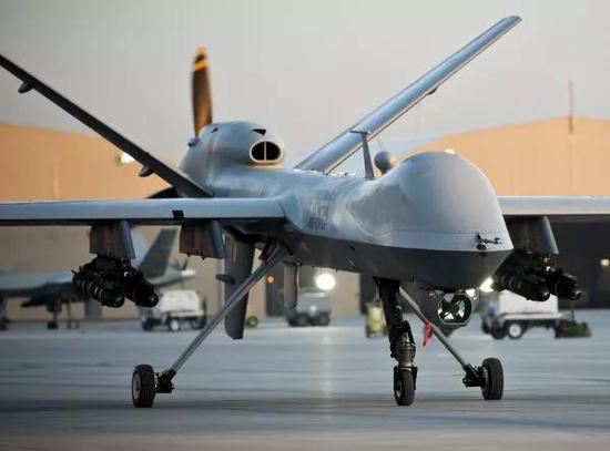 ▲资料图片：美制MQ-9“死神”攻击型无人机。