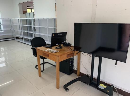 中环花苑自建快递驿站。 中环花苑微信公众号 图