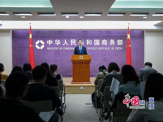 (记者会现场,中国网)