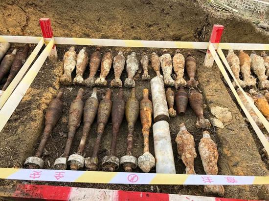 各种各样的雷。新京报记者王瑞锋 摄