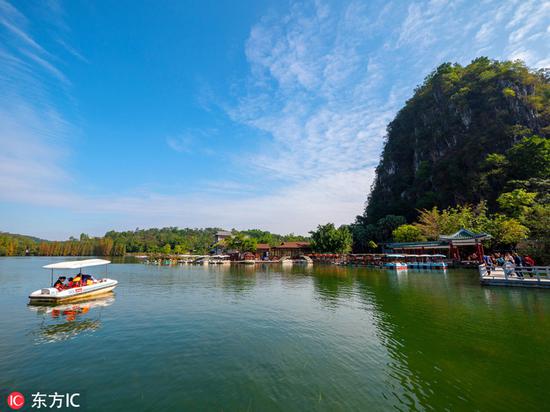 肇庆七星岩风景区.图片来源:东方ic