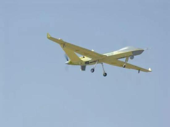 ▲资料图片：“翼龙”Ⅱ新型长航时侦察打击一体型多用途无人机系统首飞。