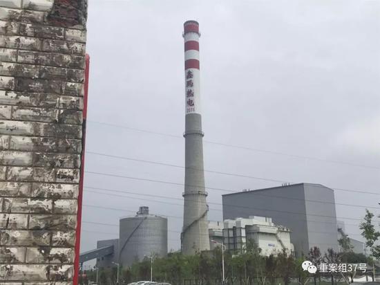 ▲7月11日,涉黑团伙杨家的鑫玛热电厂,曾因未批先建被哈尔滨市环保局罚款11万元。新京报记者 王昱倩 摄