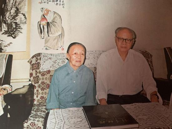 晚年的王淦昌、吴月琴夫妇