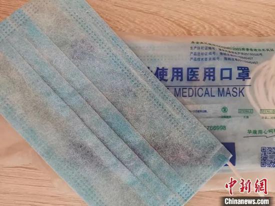  资料图：图为医用口罩。 孙宏瑗 摄