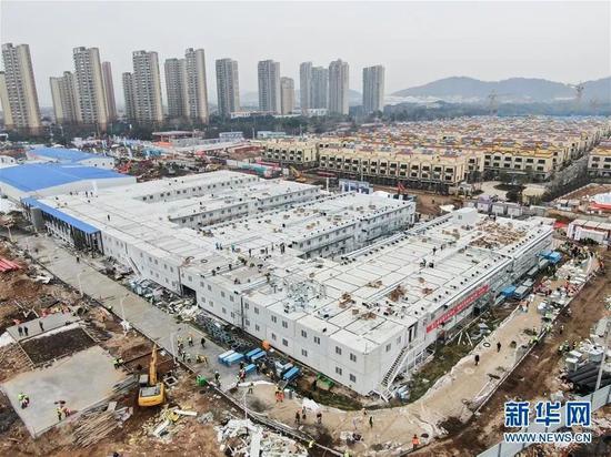 火神山医院全景(图源:新华社)