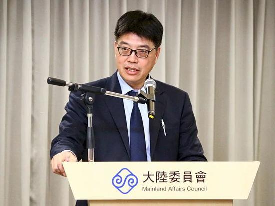 民进党当局陆委会副主委邱垂正
