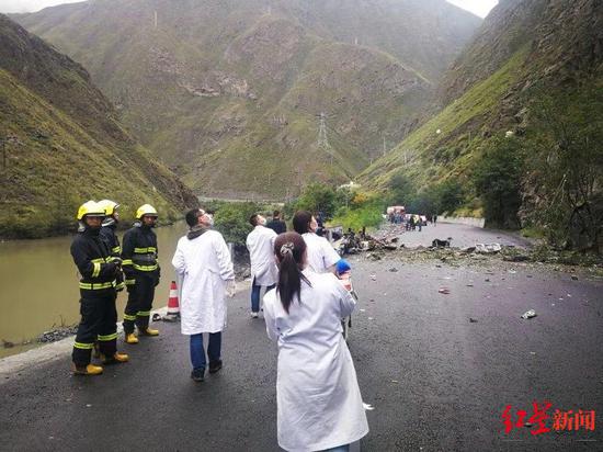  &uarr;事发现场。