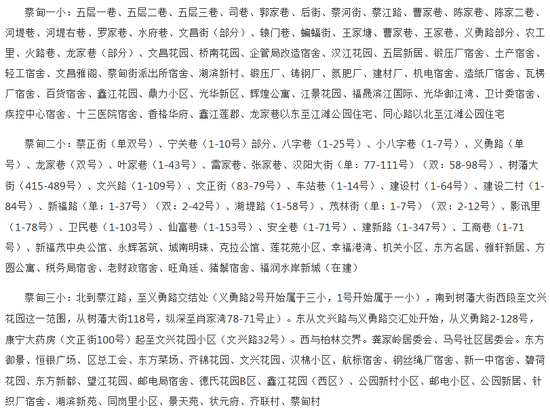 有变化！武汉各区中小学对口划片范围出炉！