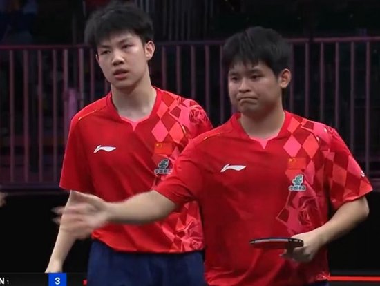 林诗栋/黄友政3-1郭勇/冯耀恩，晋级WTT美国大满贯男双四强