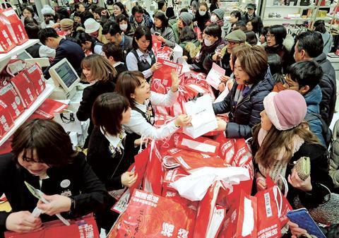 仙台青叶区的卖场(日本河北新报)