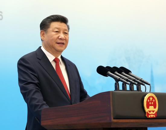 2016年9月3日，习近平在杭州出席2016年二十国集团工商峰会开幕式，并发表题为《中国发展新起点 全球增长新蓝图》的主旨演讲。