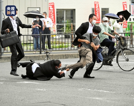 △日本警方称已逮捕枪击前首相安倍晋三的嫌疑人
