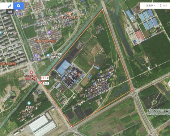 马洪兵、马伟兵当时主要藏匿的区域,警方三面合围。