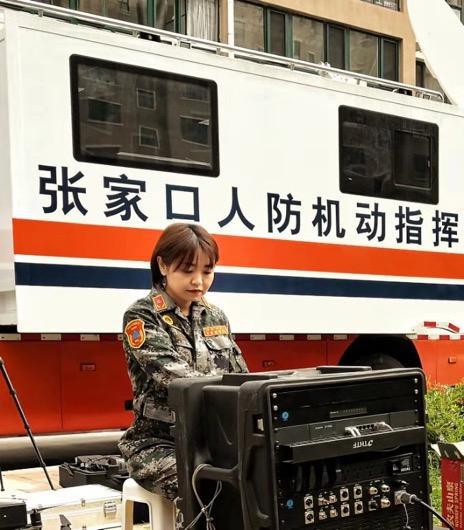 警报试鸣(图/张家口市人防办官网)