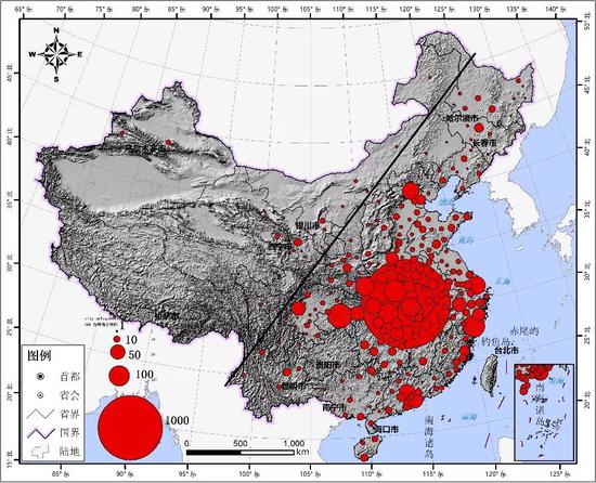 可能会说谎的地图重新审视全国疫情的地理格局