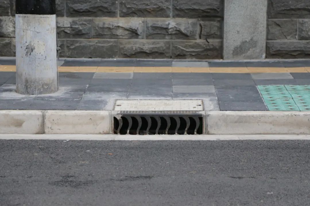洛川路(泾惠路—沪太路)道路上的雨水孔