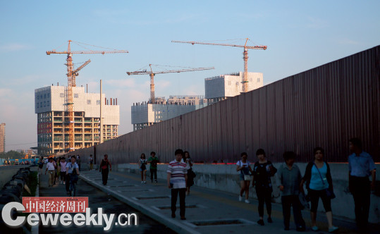 通州正在建设的“新北京中心”项目