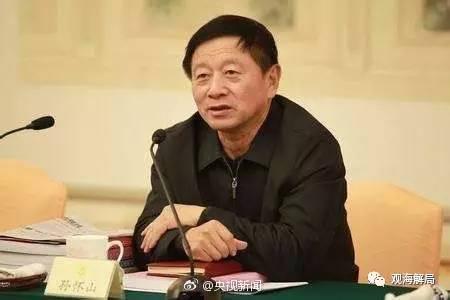 杨晓渡被免职原因 孙怀山资料图