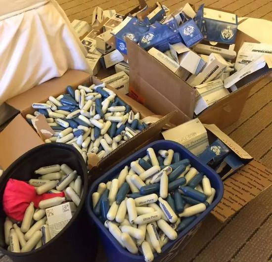 林真真吸食的"笑气".受访者供图