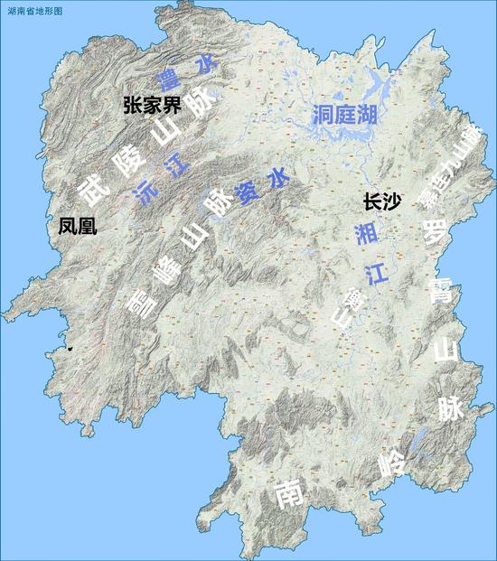 幕连九山脉,罗霄山脉立于东部 主要山峰海拔多在1500-2000米 其中位于