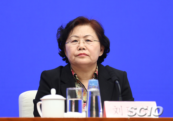国家税务总局总审计师刘丽坚(张馨 摄)