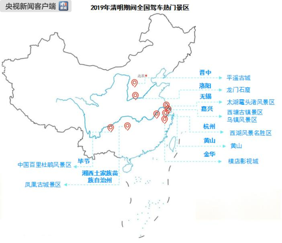 2019年清明全国十大自驾热门景区