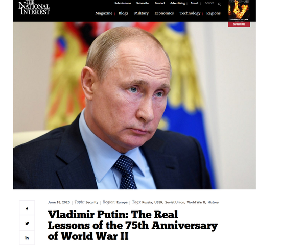 关键时刻 普京在下一盘大棋！