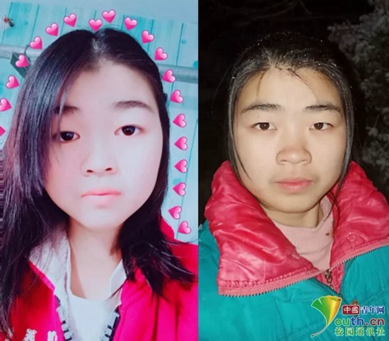 回村的诱惑:现实版回村的诱惑?大晒春节回家对比照(图) 图为河南科技学院学生张梦璐春节回家前后的对比照。她说:“过年了,在外地上了半年学的我回到家里过年,没有了学校的暖气,家里很冷,下雪天更是冷得让人恨不得一直躺在被窝里。但能和家人一起过年,十分开心。”本人供图