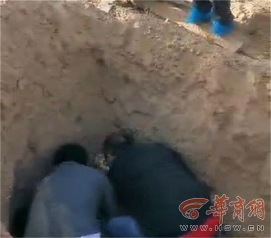 陕西男子遗弃老母亲填埋案情公布 嫌疑人已被拘