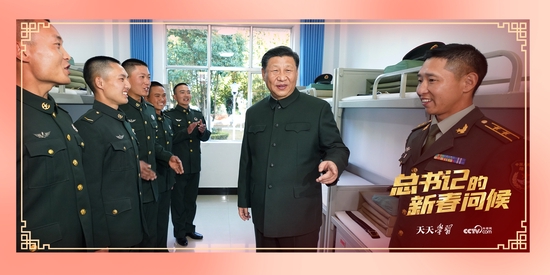 ▲2020年1月19日，习近平主席视察驻云南部队，深入边防一线，看望慰问官兵。