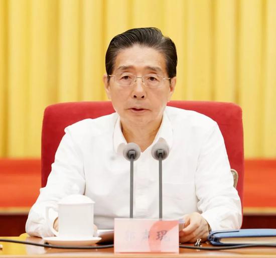 除恶专项斗争领导小组副组长赵克志,周强,李书磊,陈一新,傅兴国出席