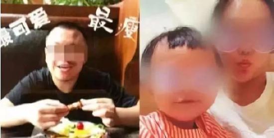 图片来源于网络,左图为张某凡,右图为小洁和孩子