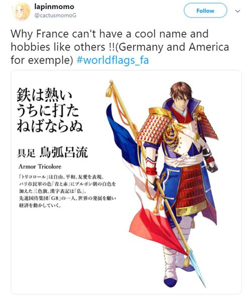 日本国旗:为迎奥运 日本设计师把各国国旗拟人化(图)