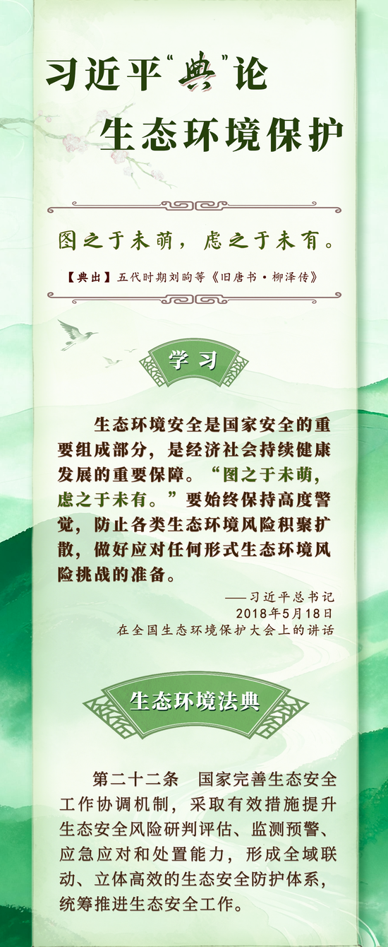 良法善治·回响｜习近平“典”论生态环境保护