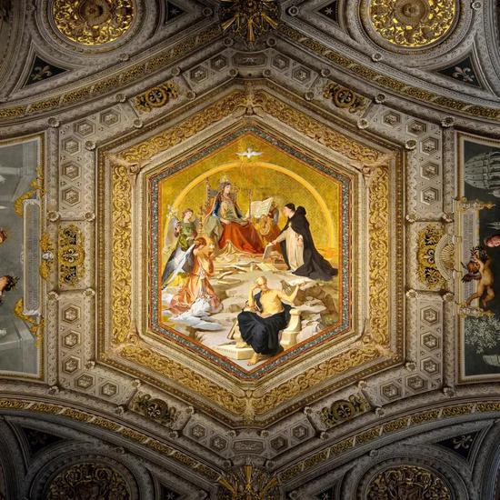 ∆ 梵蒂冈博物馆天花板彩绘图
