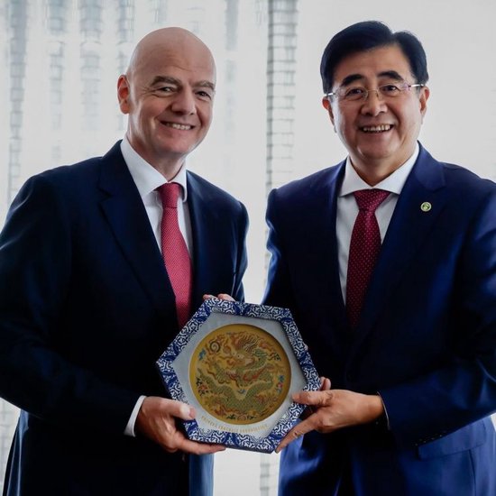 北青：宋凯会面因凡蒂诺，表态中国愿意承办国际青少年足球赛事