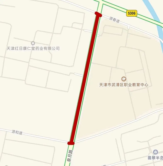 泉月路(源春道至源和道)建设路(泉尚路至泉泽路)泉尚路(建设路至杨村