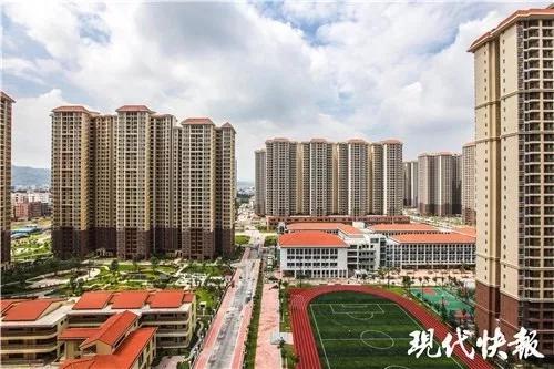 △广州市龙归花园保障房小区(资料图片)