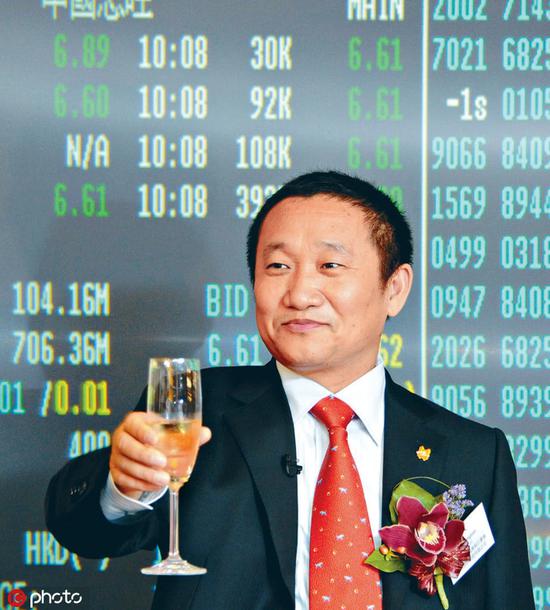 2009年5月8日，刘忠田出席忠旺控股有限公司香港上市仪式/IC Photo