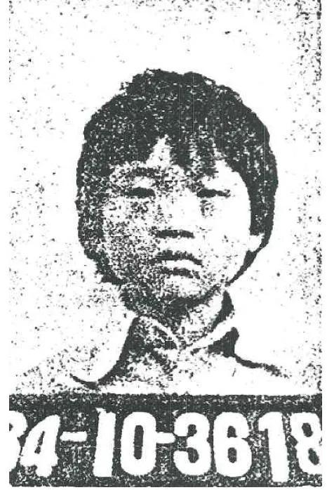 受害者韩钟善儿时的照片。图片来源：书籍《活着的孩子》