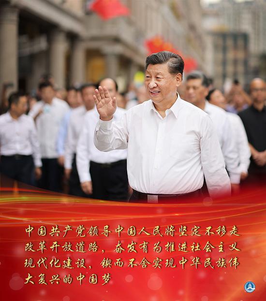 海报:习近平在广东考察 新华社发