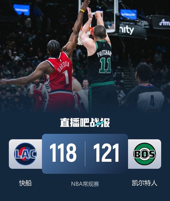 哈登下半场32分最后19秒9分&憾失绝平 快船折损两将惜败绿军