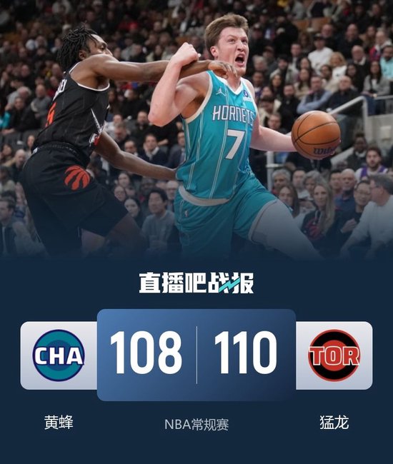 猛龙力克黄蜂取4连胜 英格拉姆27+6+关键大帽 克尼佩尔24+7