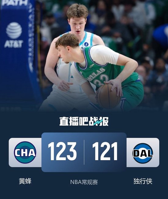 最佳新秀之争！克尼佩尔8三分 弗拉格49+10 黄蜂险胜独行侠