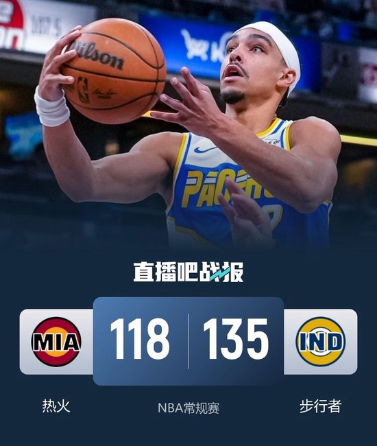 替补轰下77分！步行者击退热火 西卡30+11+6 希罗31分