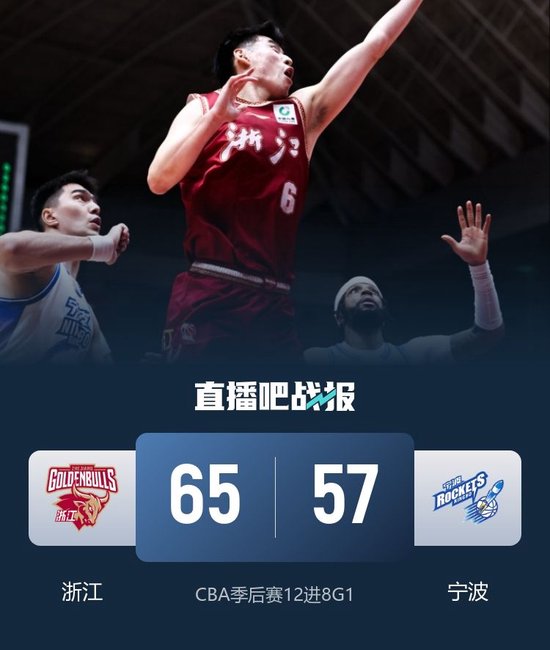 浙江力克宁波拔头筹1-0 李悦洲关键助攻+三分 宁波末节仅7分