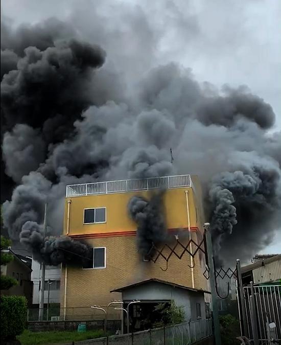 火灾现场(日本《京都新闻》)