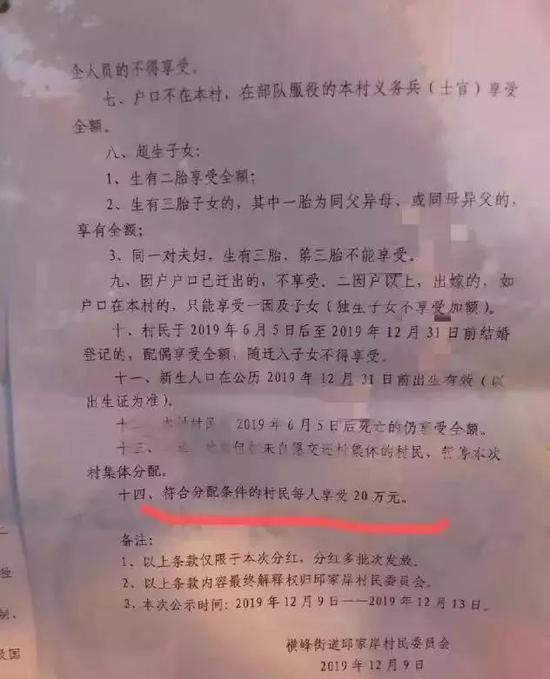 要给每人发20万元?浙江这个村子太猛了